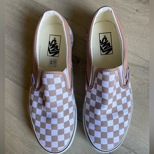 Vans classic slip-ons checkerboard